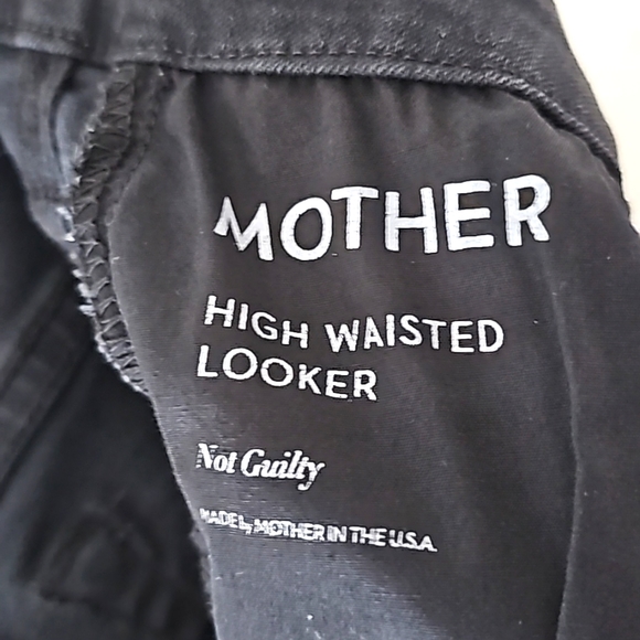 Mother High Waisted Black Jeans - Picture 1 of 15